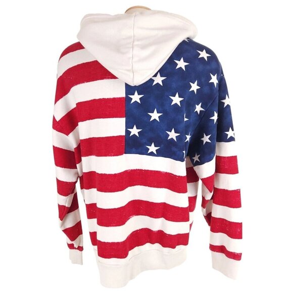 Pierre Balmain x GAP Collab Hoodie Size M Mens Red White & Blue - Picture 7 of 13